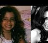 Assim era Anitta quando criança: muito fofa, ela mantinha o cabelo cacheado natural