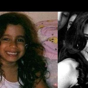 Assim era Anitta quando criança: muito fofa, ela mantinha o cabelo cacheado natural