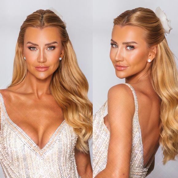 10 anos depois, Ana Paula Siebert recria cabelo e maquiagem de casamento com Roberto Justus antes de renovar os votos. Veja o ensaio da noiva!