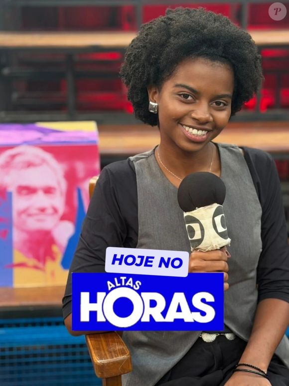 Mirella Archangelo participou do 'Altas Horas' no último sábado (07) e protagonizou um momento inusitado e divertido com Serginho Groisman