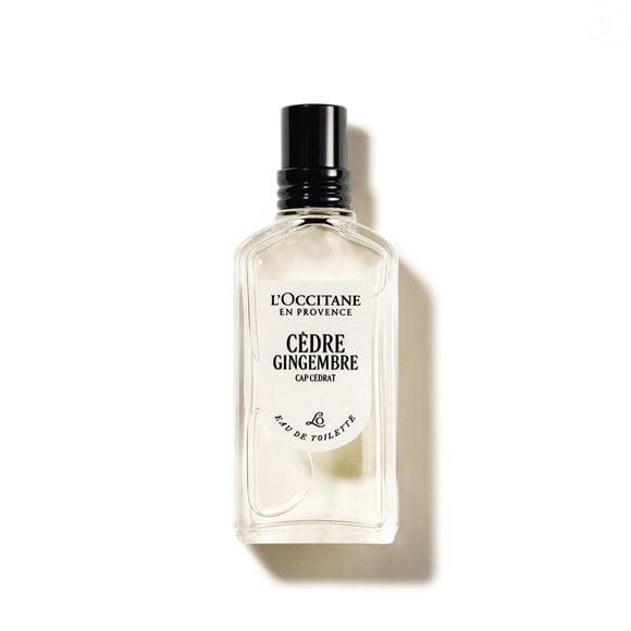 O Cèdre Gingembre, da L’Occitane en Provence, é inspirado em uma escapada à sombra dos cedros e combina notas frescas e amadeiradas. A composição reúne cedro, folha de menta, folhas de violeta e gengibre, com fundo de almíscar e outras notas amadeiradas.