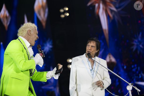 Roberto Carlos recebeu Supla no seu especial 2025 na Globo