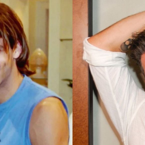 Antes e depois de Henri Castelli: ator já foi considerado galã da Globo.