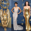 Emmy 2026: Zendaya de cabelo pixie cut e cheia de cristais, Selena Gomez em vestido tomara que caia dourado e Megan Stalter vira a própria estatueta! 26 fotos dos looks