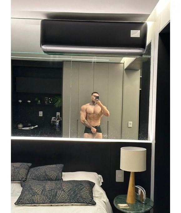 Além de produtor de conteúdo adulto, Rafa Marttinz, novo parceiro de Luiza Ambiel, é personal trainer e chama atenção pelo corpo musculoso