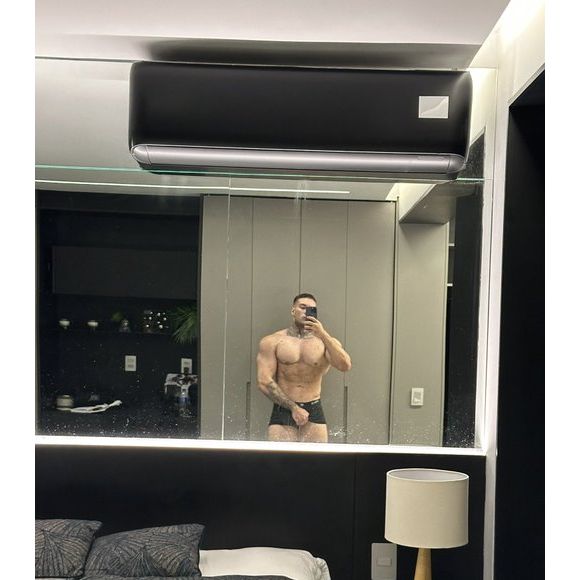 Além de produtor de conteúdo adulto, Rafa Marttinz, novo parceiro de Luiza Ambiel, é personal trainer e chama atenção pelo corpo musculoso