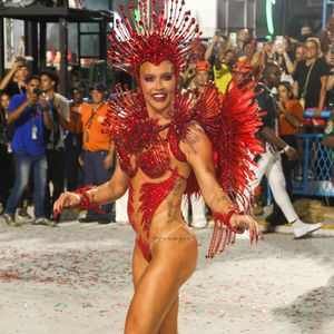 Virgínia encarou uma série de imprevistos ao fazer sua estreia como rainha de bateria no desfile do Carnaval 2026 da Grande Rio - entre eles, vaias e problema com o costeiro da fantasia