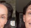 Carolina Ferraz, aos 57 anos, mostra pele real, se diz 'louca para fazer um lifting' e revela rotina de skincare: 'Nada contra procedimento'