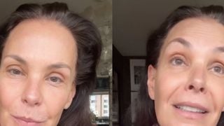 'Nada contra procedimento estético': aos 57 anos, Carolina Ferraz mostra pele real, se diz 'louca para fazer um lifting' e revela rotina simples de skincare com '15 minutos'