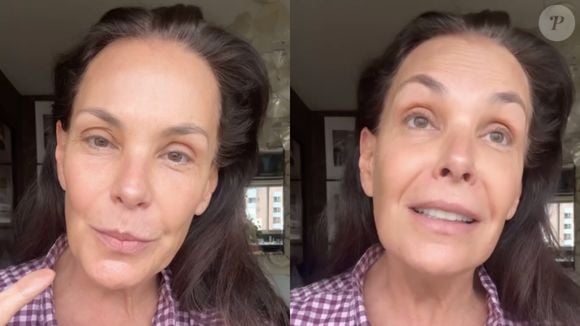 Carolina Ferraz, aos 57 anos, mostra pele real, se diz 'louca para fazer um lifting' e revela rotina de skincare: 'Nada contra procedimento'