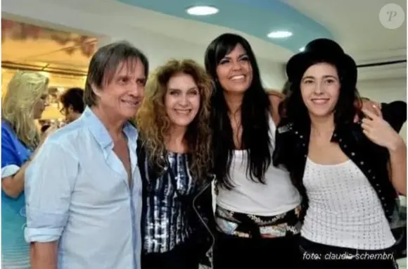 Roberto Carlos em aniversário da filha Luciana com Wanderléa