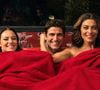 Sergio Guizé, Paolla Oliveira, Reynaldo Gianecchini e Juliana Paes nos bastidores de 'A Dona do Pedaço', em 2019