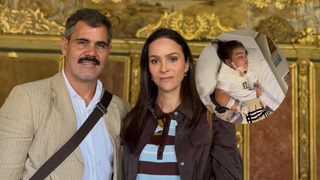 'Angustiante': esposa de Juliano Cazarré mostra filha no hospital, pede orações e choca ao compartilhar 'barulhos' do CTI. 'O que a gente vive'