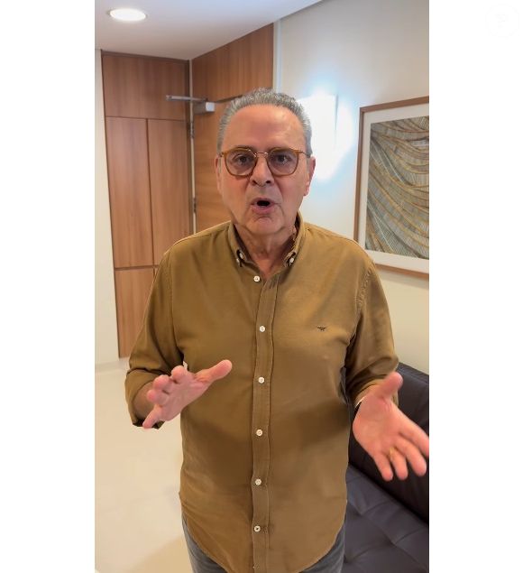 Luis Roberto se dirigiu aos fãs em vídeo gravado após diagnóstico de neoplasia cervical: 'Então agora é fé em Deus, fé na ciência, que a gente vai vencer essa. Continuo contando com vocês'