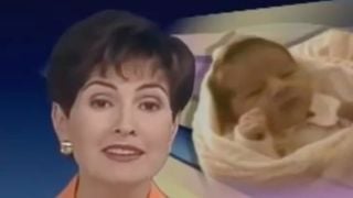 'Foram nove meses de muita ansiedade. Lágrimas, sorrisos e aquela imensa expectativa': em 1998, Fátima Bernardes anunciou o nascimento de Sasha Meneghel no 'Jornal Nacional'; Globo colocou equipe de jornalismo ao vivo em clínica