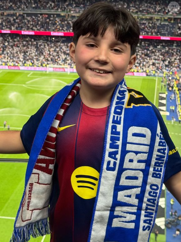 Neto de Leonardo, Noah tem 9 anos e é filho de Jéssica Costa e Sandro Pedroso