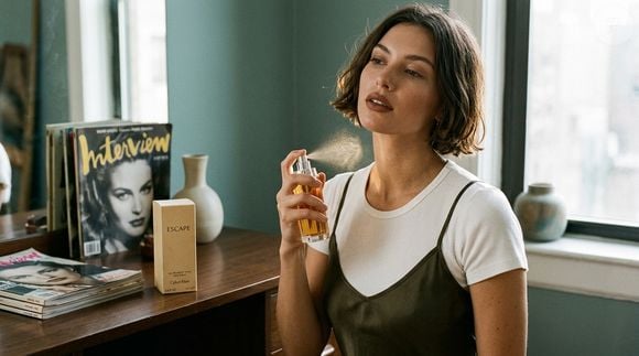 Antes de embarcar, passei o Escape, da Calvin Klein, em mim toda e gostei tanto da experiência que acabei comprando um frasco para levar comigo, em uma viagem que também despertou lembranças dos anos 90