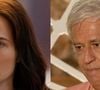 Nuno Leal Maia critica safra atual de novelas: 'Caiu muito, não tenho visto. Gosto mais de ir ao cinema, ver filme, futebol, tênis, esporte' - nas fotos, Leticia Colin (Adriana) de 'Quem Ama Cuida' e o ator em cena de 'TiTiTi'