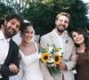 Larissa Manoela publicou diversas fotos do casamento de Eike Duarte e Natália Vivacqua em seu perfil do Instagram