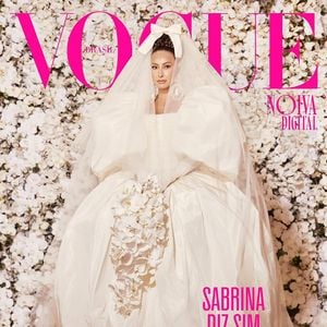 Vestido de noiva de Sabrina Sato em casamento com Nicolas Prattes foi divulgado em primeira mão pela revista Vogue