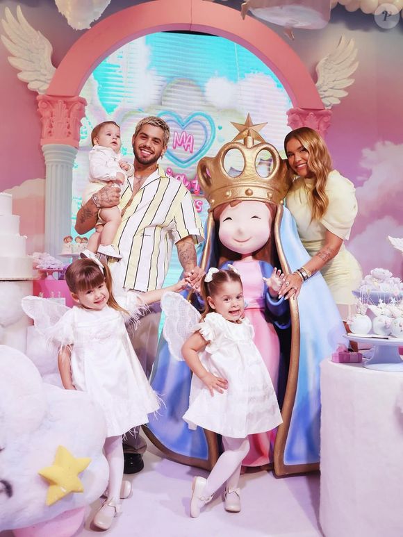 Entre cenas divertidas e demonstrações de parceria, a festa de Maria Alice evidencia que, apesar da separação, a família segue unida