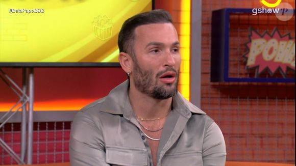 Diego Hypólito, eliminado do 'BBB 25', se chocou ao ver imagens do irmão falando de Gracyanne na Vitrine do Seu Fifi