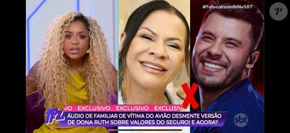 Cariúcha se revolta ao vivo com revelações sobre Dona Ruth e dispara: 'Mentiu com exclusividade no Fantástico!'