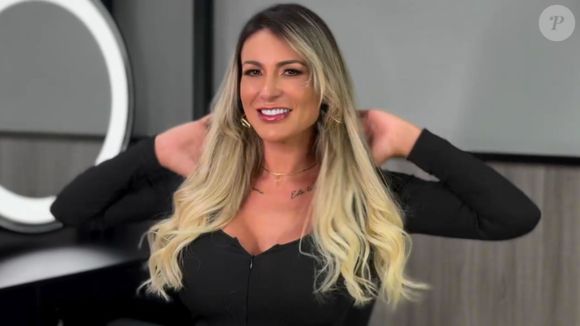Andressa Urach comenta partida que terminou em 3x3: 'Que jogo sofrido! Ainda bem que o Inter conseguiu recuperar e empatar. Senão eu nunca mais assistiria a um jogo no estádio. Primeira vez que eu venho e já fico traumatizada '