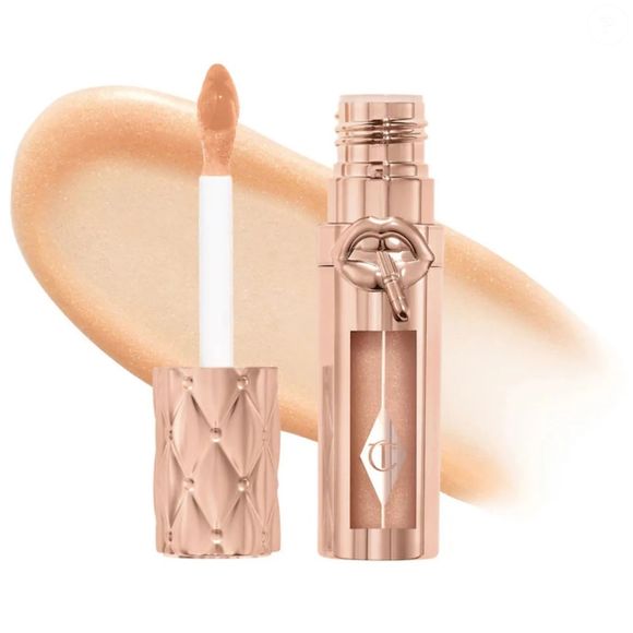 Brilho labial Charlotte Tilbury Big Lip Plumpgasm em Nudegasm Diamonds - $ 26