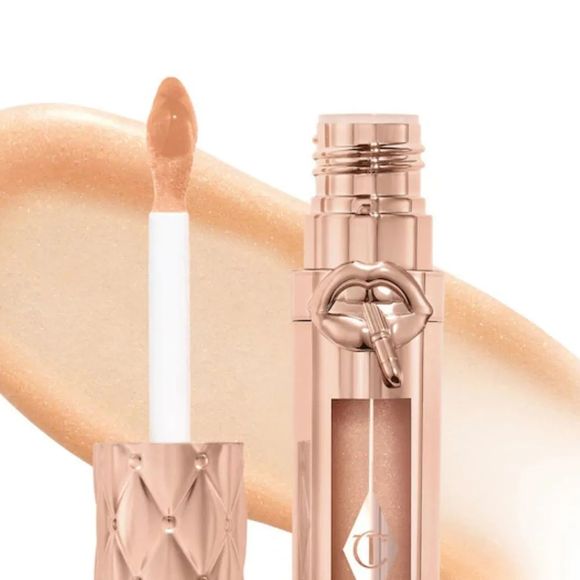 Brilho labial Charlotte Tilbury Big Lip Plumpgasm em Nudegasm Diamonds - $ 26