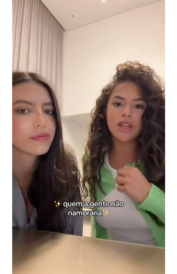 No vídeo, Maisa comenta que não namoraria rapazes com desinteresse em trabalho e nem que fossem muito ciumentos
