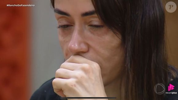 Após a conversa com Shia, Michelle Barros ficou bastante pensativa