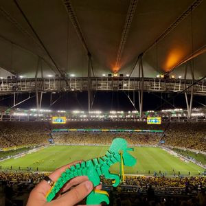 Dinossauros de Davi Lucca ganharam uma nova versão para a Copa do Mundo que é um grande sucesso