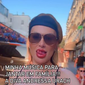 Andressa Urach se autointitulou ‘a nova Madonna’ e ainda brincou: ‘Minha música para jantar em família’