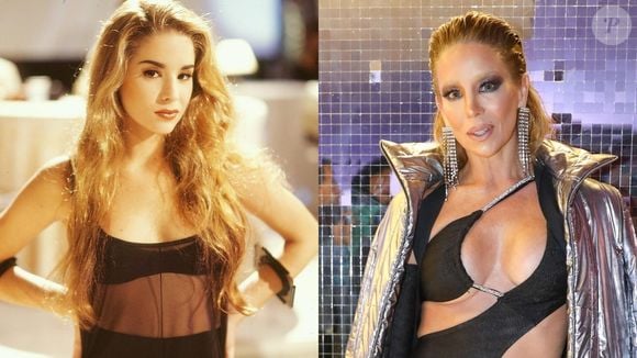 Danielle Winits também não esconde o seu amor pelo silicone, que transformou seu corpo ao longo da carreira