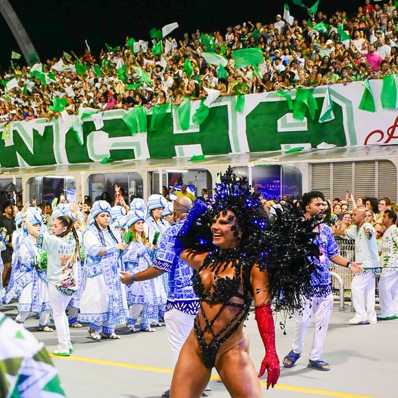 Carnaval 2025: Viviane Araujo foi aclamada pelo público no desfile da Mancha Verde