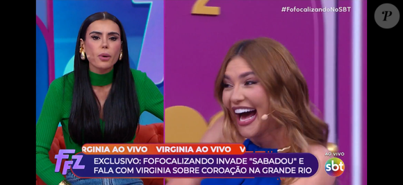 Virgínia tenta escapar da pergunta sobre jogador favorito e acaba envolvida em momento inesperado ao vivo