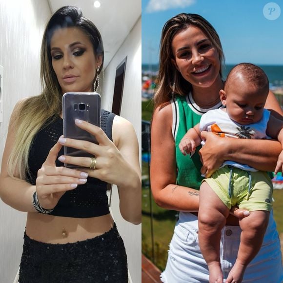 Jaqueline Maoski é esposa de Weverton e costuma compartilhar momentos da rotina familiar nas redes sociais