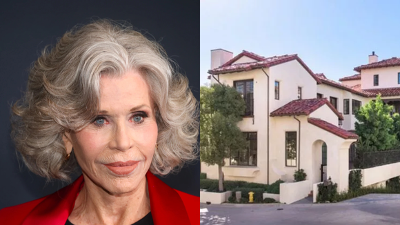 Terraço com vista para LA, sala com lareira e muito conforto: essa mansão de 28 milhões se tornou refúgio de Jane Fonda após enfrentar um divórcio aos 79 anos