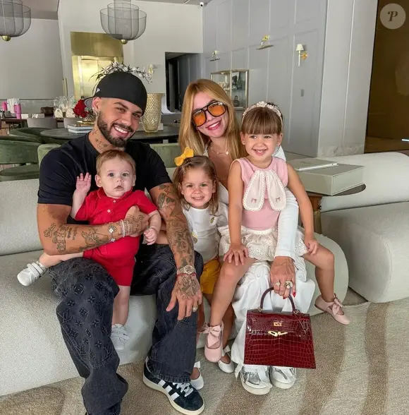 Virgínia Fonseca e Zé Felipe são pais de Maria Alice, Maria Flor e José Leonardo