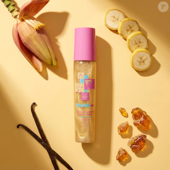 Com acordes de pêssego, banana e baunilha, o Splash Shimmer Amizade Iluminada traz uma fragrância floral frutal inspirada em um dos personagens mais queridos da Pixar