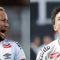 Neymar x Robinho Jr.: briga entre craques do Santos acaba em tapa e rasteira após marido de Bruna Biancardi se sentir desrespeitado por drible, diz site