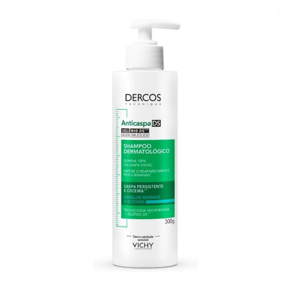 Dercos Shampoo Anticaspa para Cabelos Normais a Oleosos 300ml, Vichy