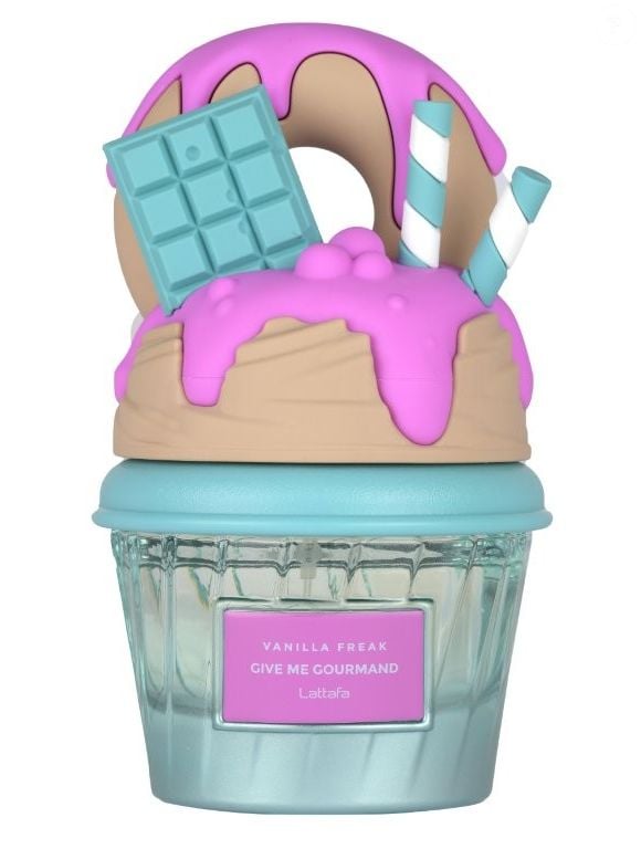 Vanilla Freak (Lataffa) - 75ml | R$499,90 - o acorde de cupcake abre a fragrância, seguido por amêndoa, glacê, açúcar e canela, que adicionam textura e leve especiaria