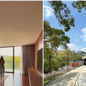 Entre as instalações do condomínio onde fica a mansão estão um heliponto, centro ecumênico, bistrô, academia e espaços destinados a diferentes esportes