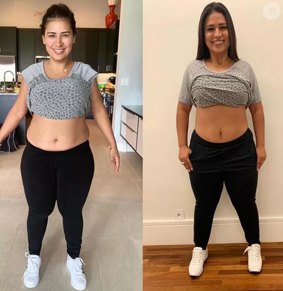 A cantora sertaneja Simone Mendes perdeu 36 kg e impressiona com o seu antes e depois na web