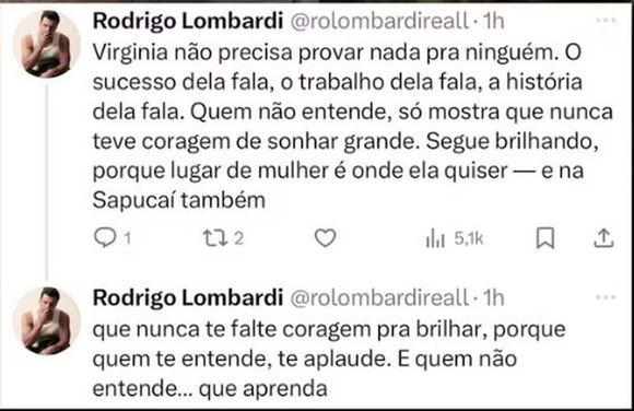 Fake de Rodrigo Lombardi causou polêmico nas redes sociais