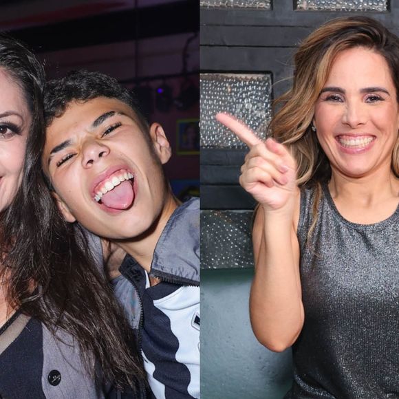 Atriz apontada como pivô da separação de Wanessa e Dado Dolabella posa com filhos da cantora em show da artista em 16 de fevereiro de 2025