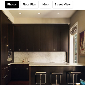 Casa onde Gisele Bündchen morou tem cozinha de chef e balcão de café da manhã em cascata