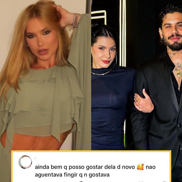 Ana Castela curtiu comentários de fãs de Virgínia Fonseca que se sentiam ‘autorizados’ a gostar da cantora novamente